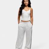 Cotton Wide Leg Joggers