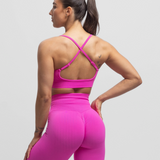 V-Seam Strappy Sports Bra
