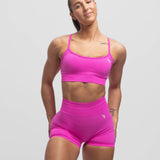 V-Seam Strappy Sports Bra